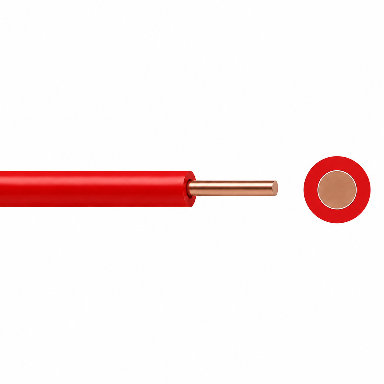 H07 V-U Fil électrique cuivre rigide
