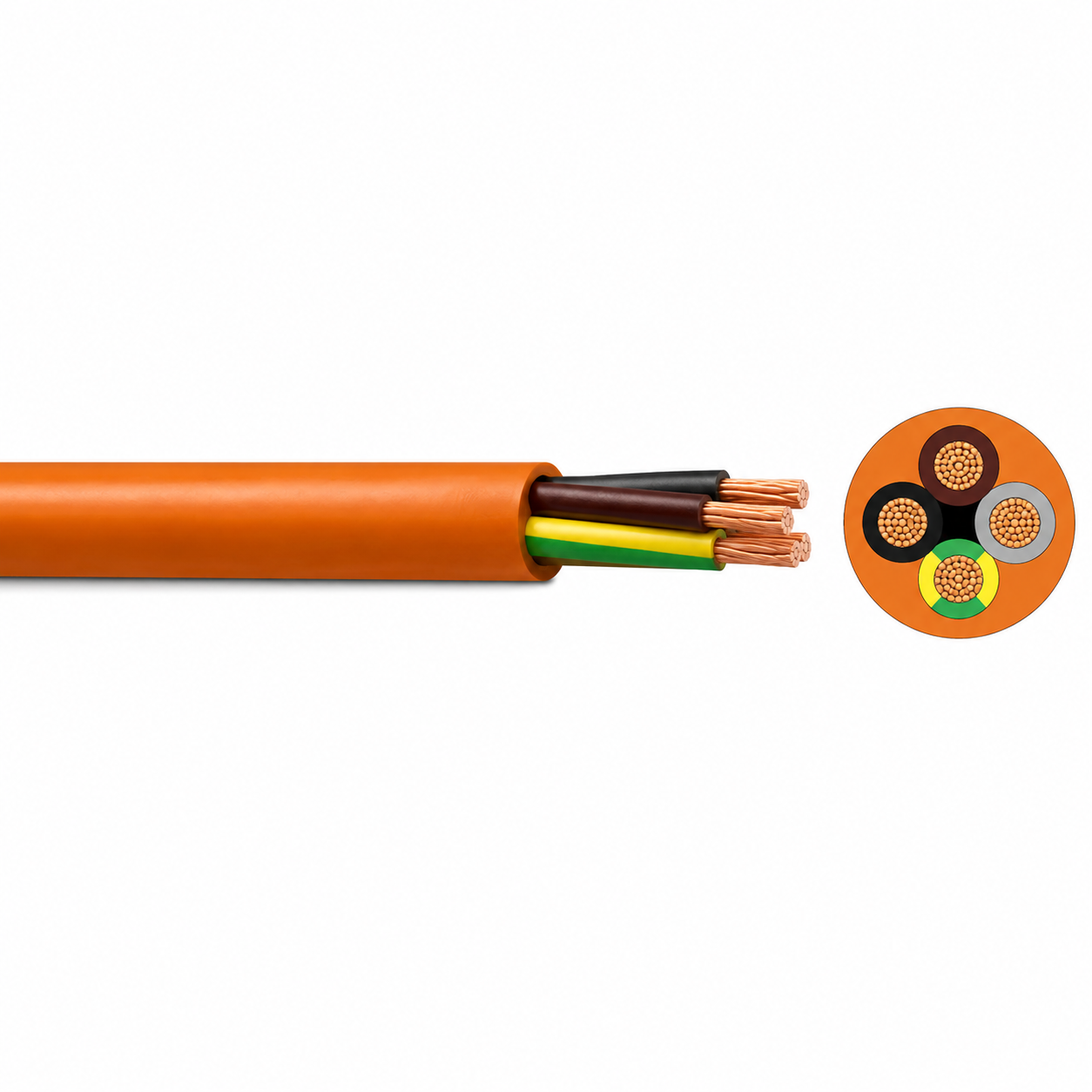 CR1-C1 Câble Électrique Sécurité Incendie Cuivre Rigide
