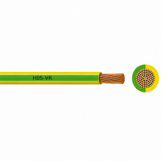 H05 V-K Câble électrique unipolaire cuivre souple