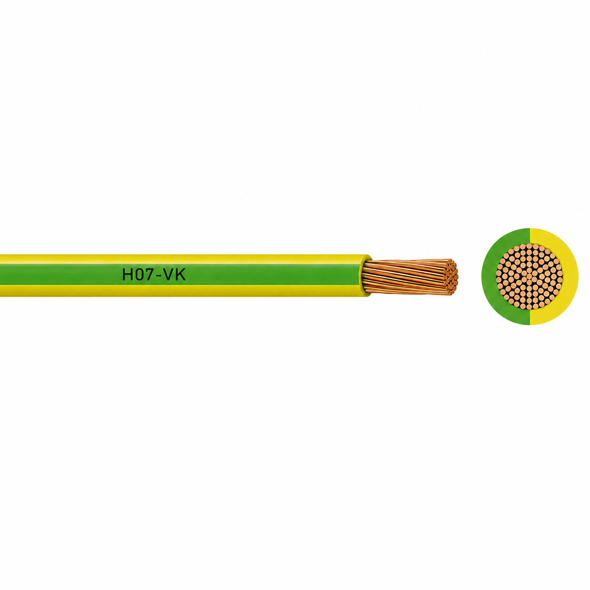 H07V-K Câble électrique unipolaire cuivre souple