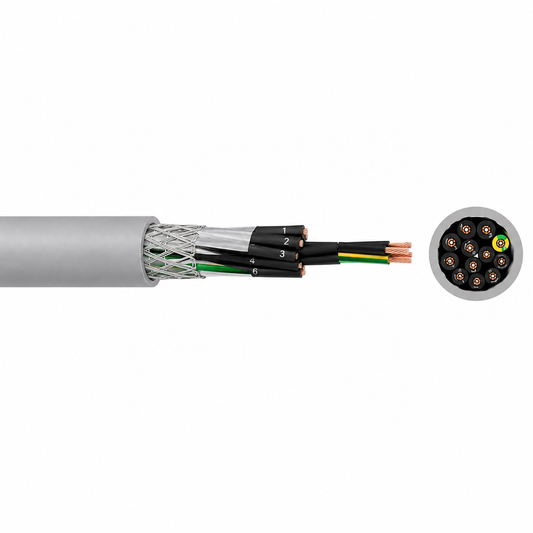 LiYCY-JZ Câble commande blindé conducteurs numérotés