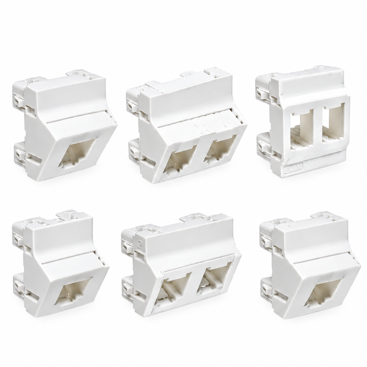 Plastron Port RJ45 45x45