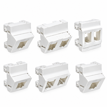 Plastron Port RJ45 45x45
